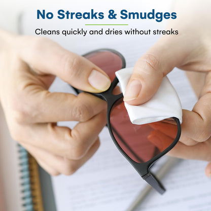 ClarityWipes: 100 Gentle Pre-Moistened Lens Cleaners
