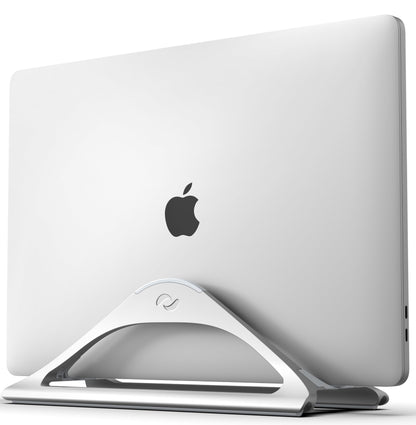 BlackRise: Adjustable Vertical Laptop Dock Stand