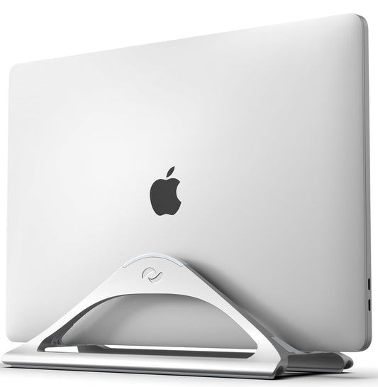 BlackRise: Adjustable Vertical Laptop Dock Stand