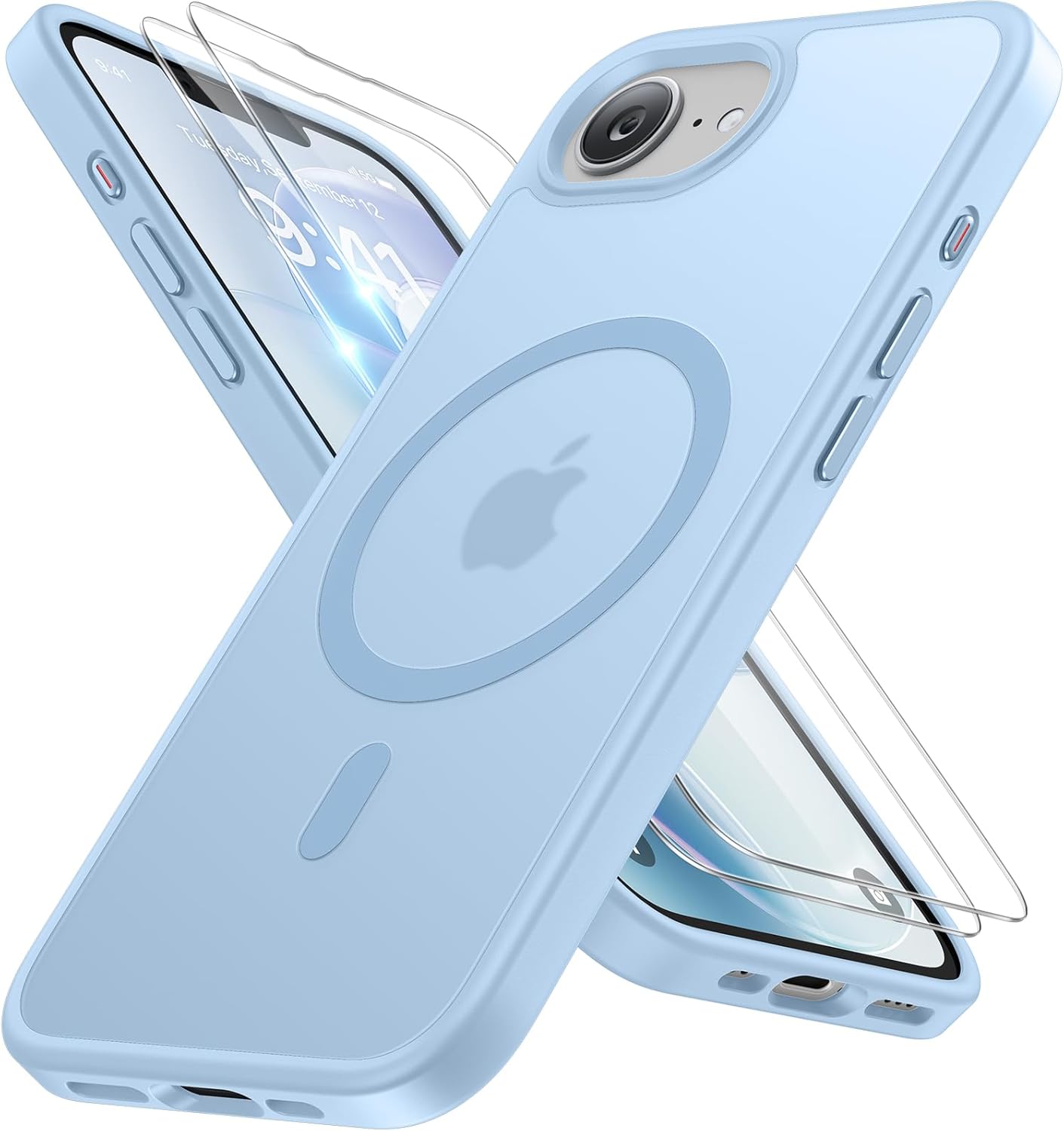 Miracase Magnetic iPhone 14 Case with Protectors