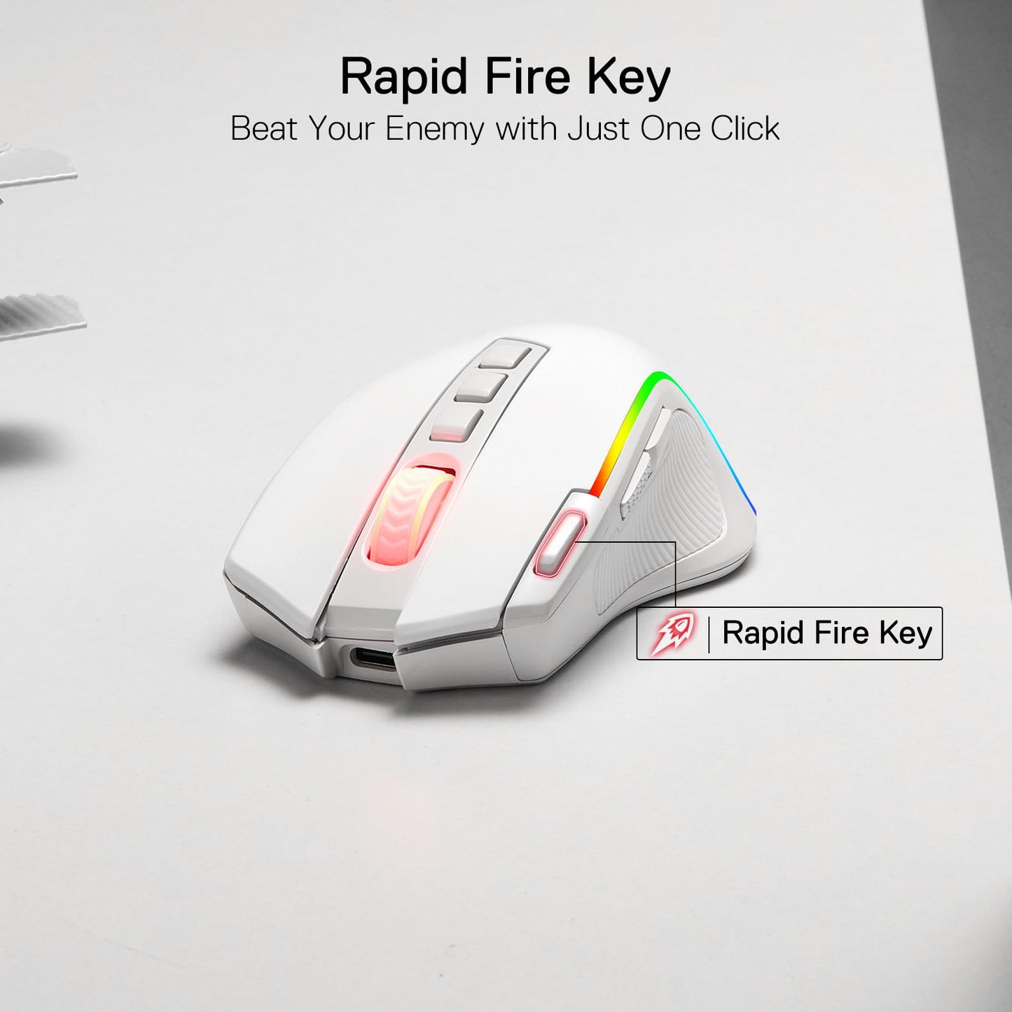 Redragon M612 PRO Swift RGB: 9-Button Gaming Mouse