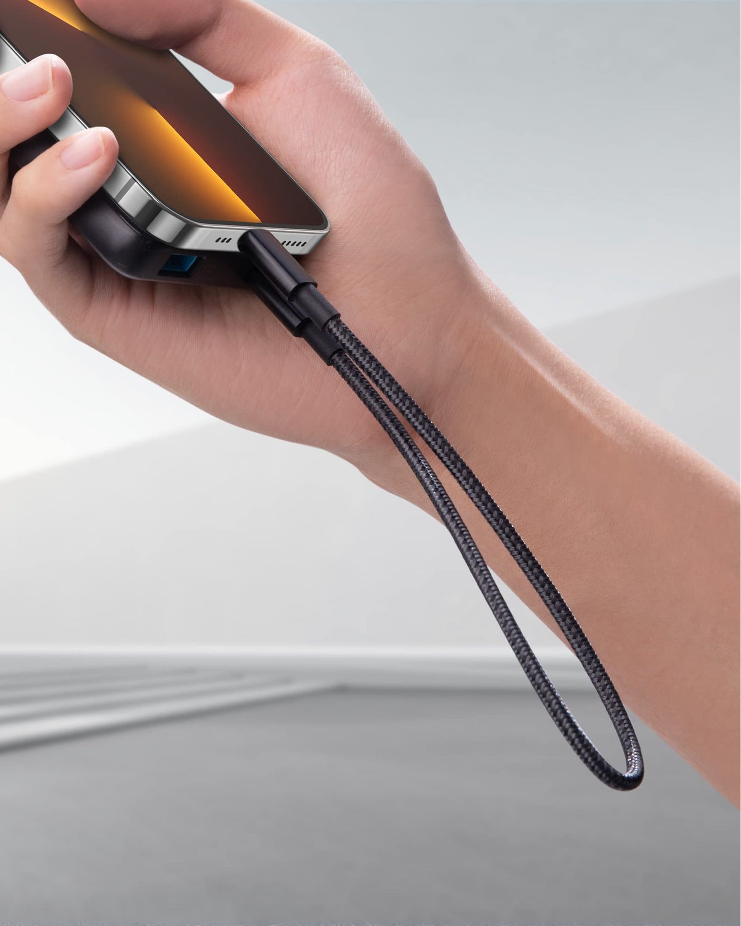 Anker SwiftCharge Nylon USB-C to Lightning Cord 3.3ft