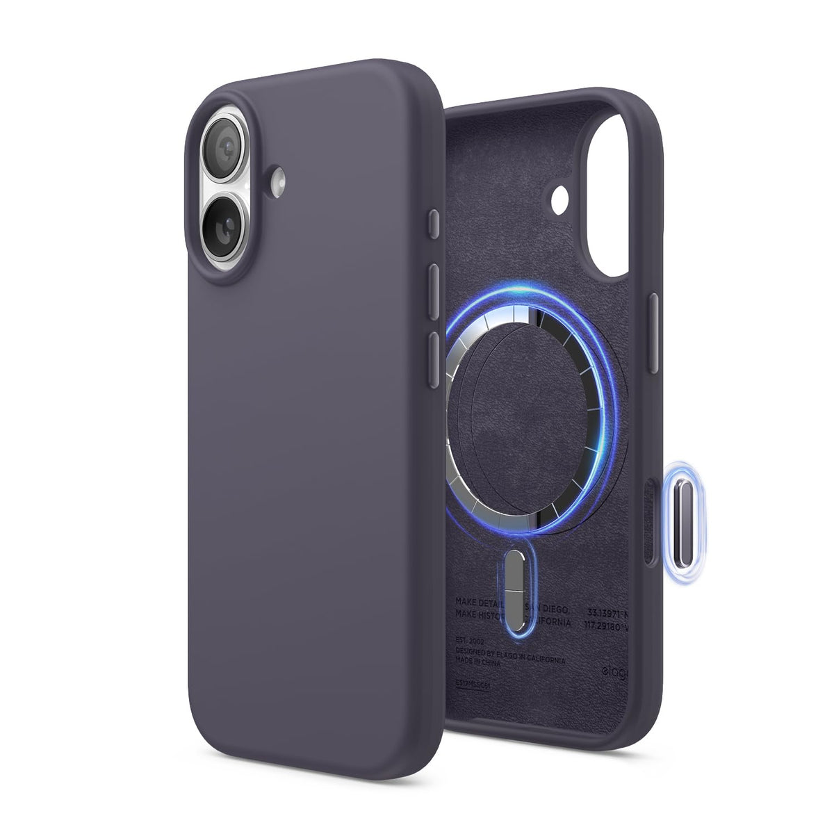 elago Premium Magnetic Silicone Case for iPhone Air Stone