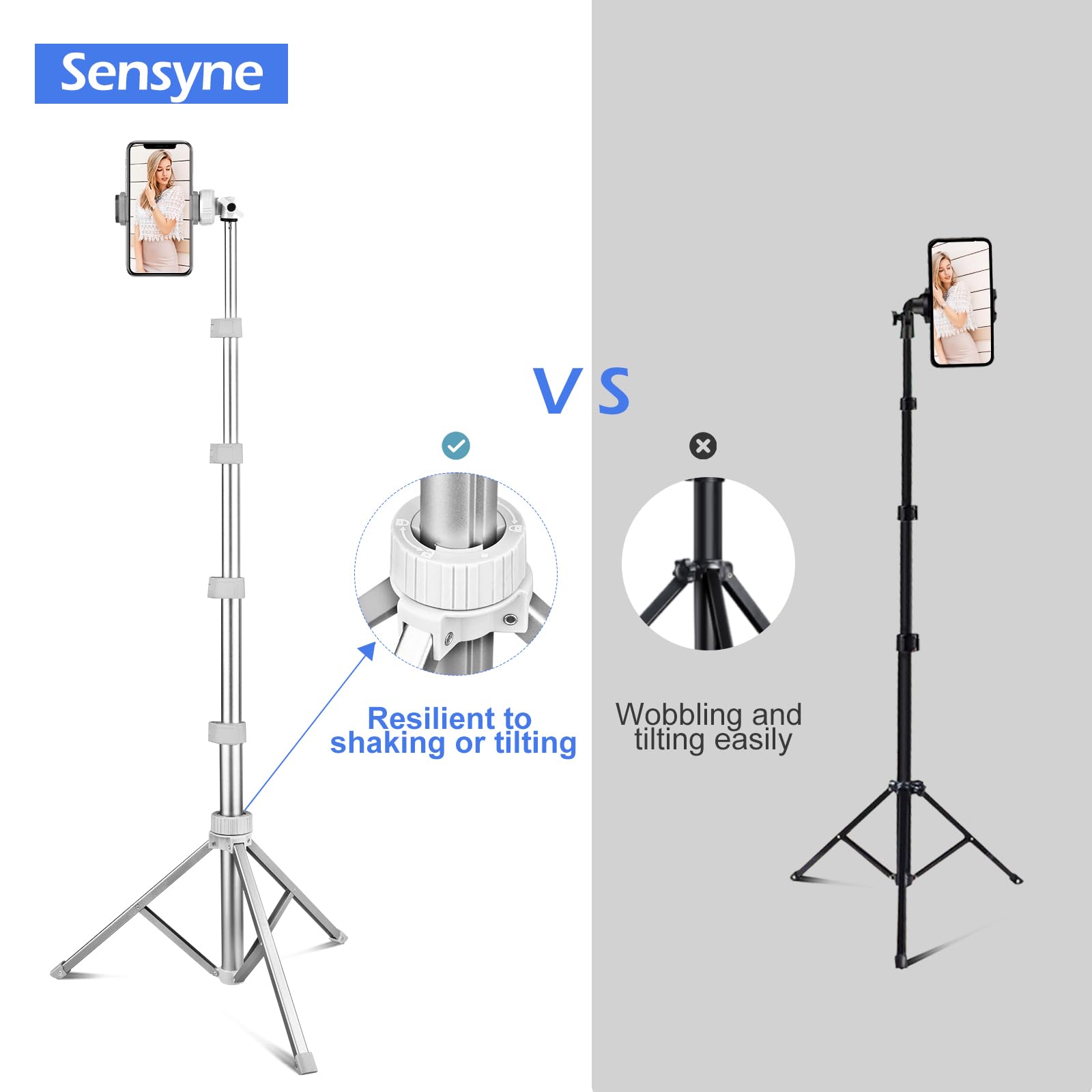 SENSYNE ProTripod: 62 Selfie Stick & Stand - Small Enterprise