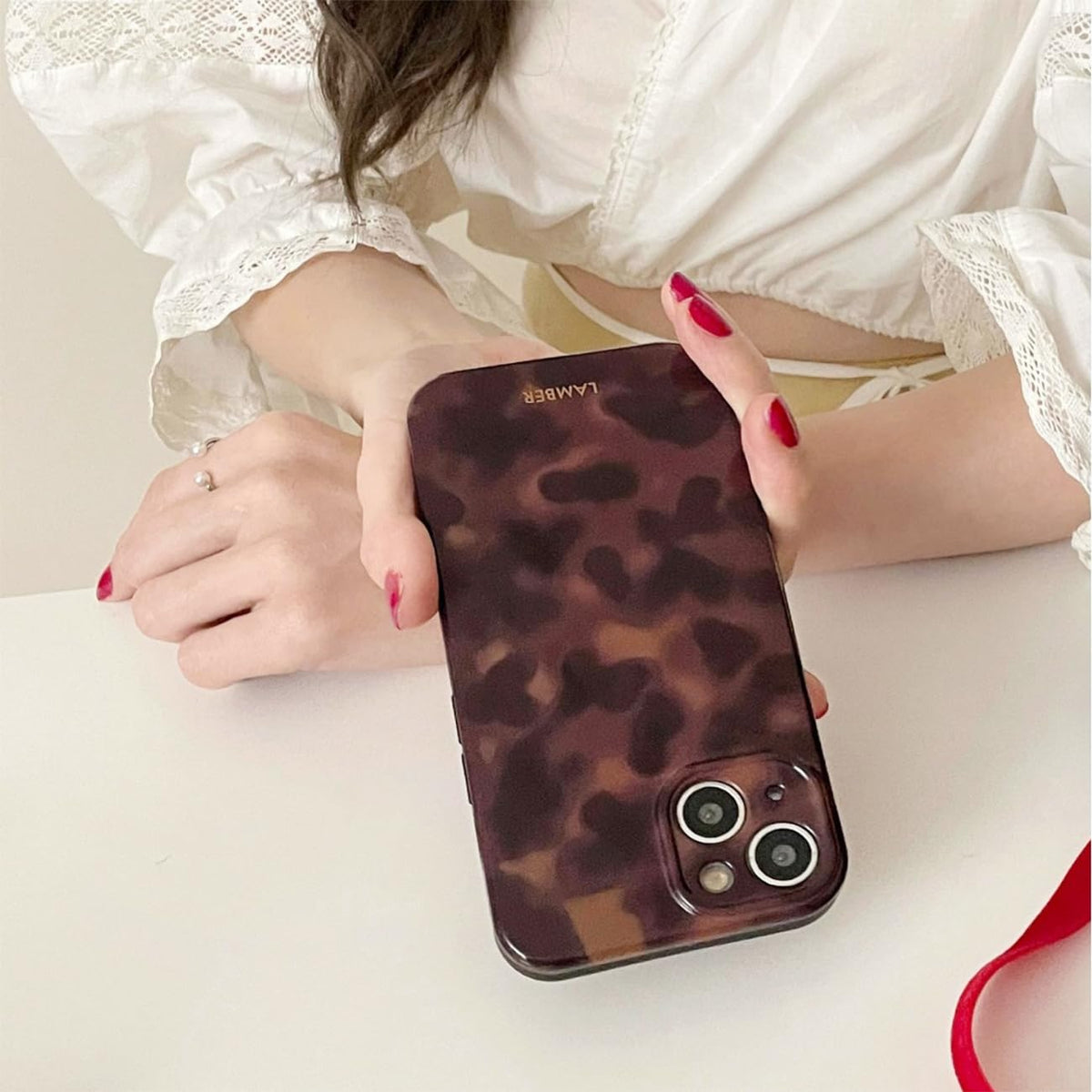 Cute Phone Case for iPhone 15 Pro Case Cheetah Leopard Print
