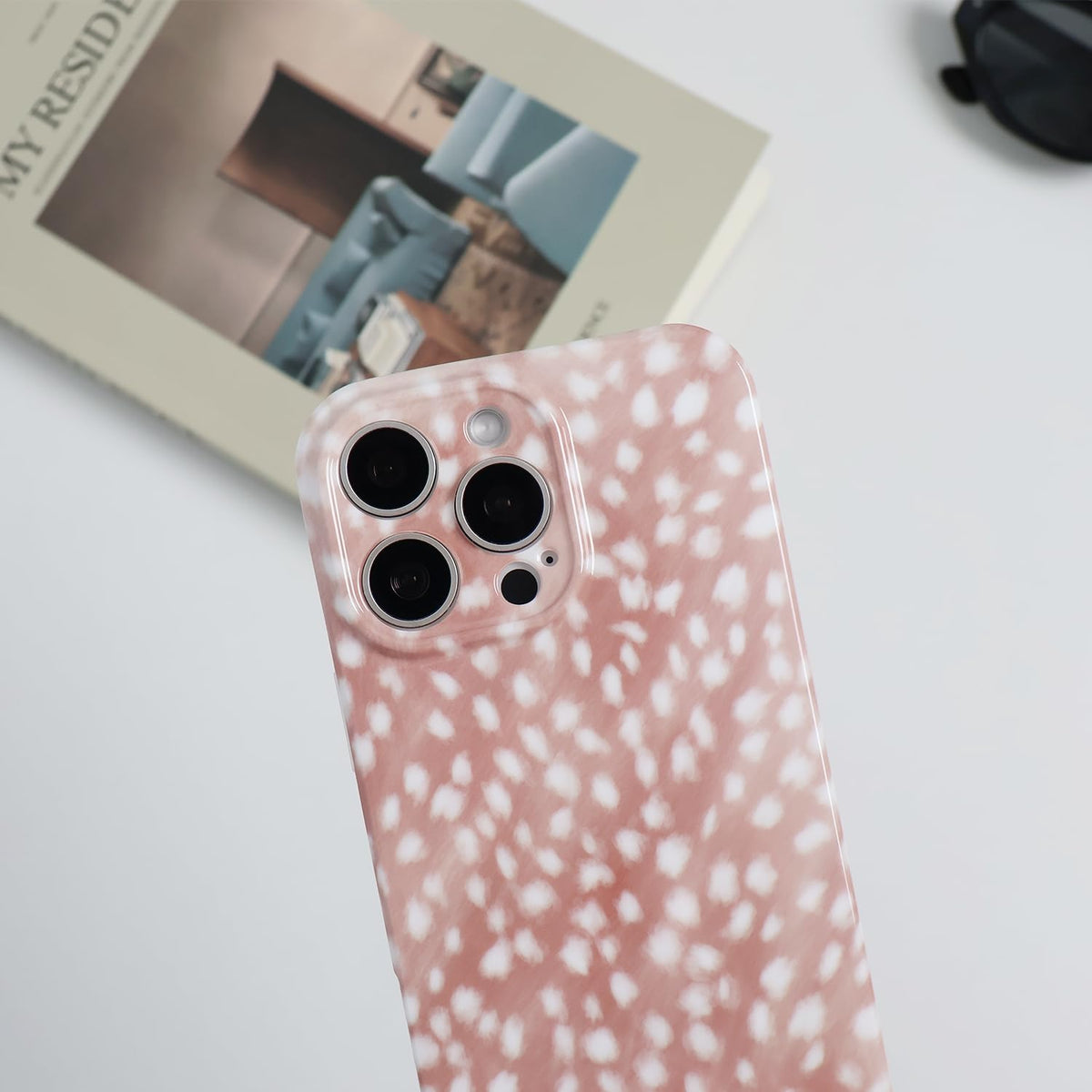 Cute Phone Case for iPhone 15 Pro Case Cheetah Leopard Print