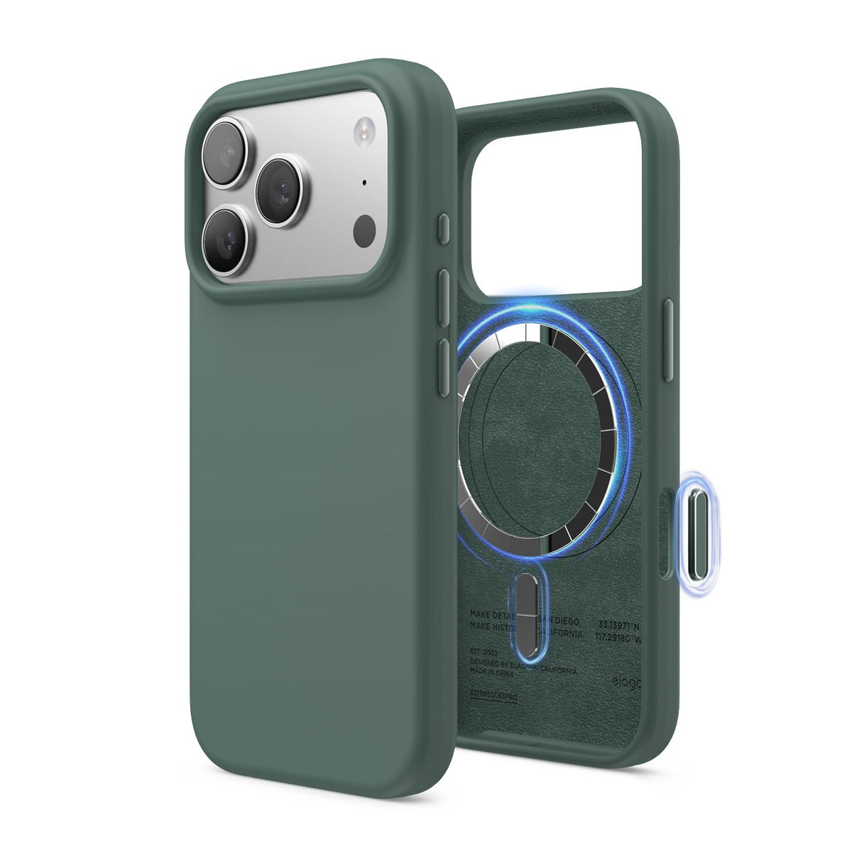 elago Premium Magnetic Silicone Case for iPhone Air Stone