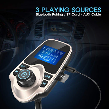 Nulaxy FlexiConnect: 2024 Bluetooth FM Car Adapter