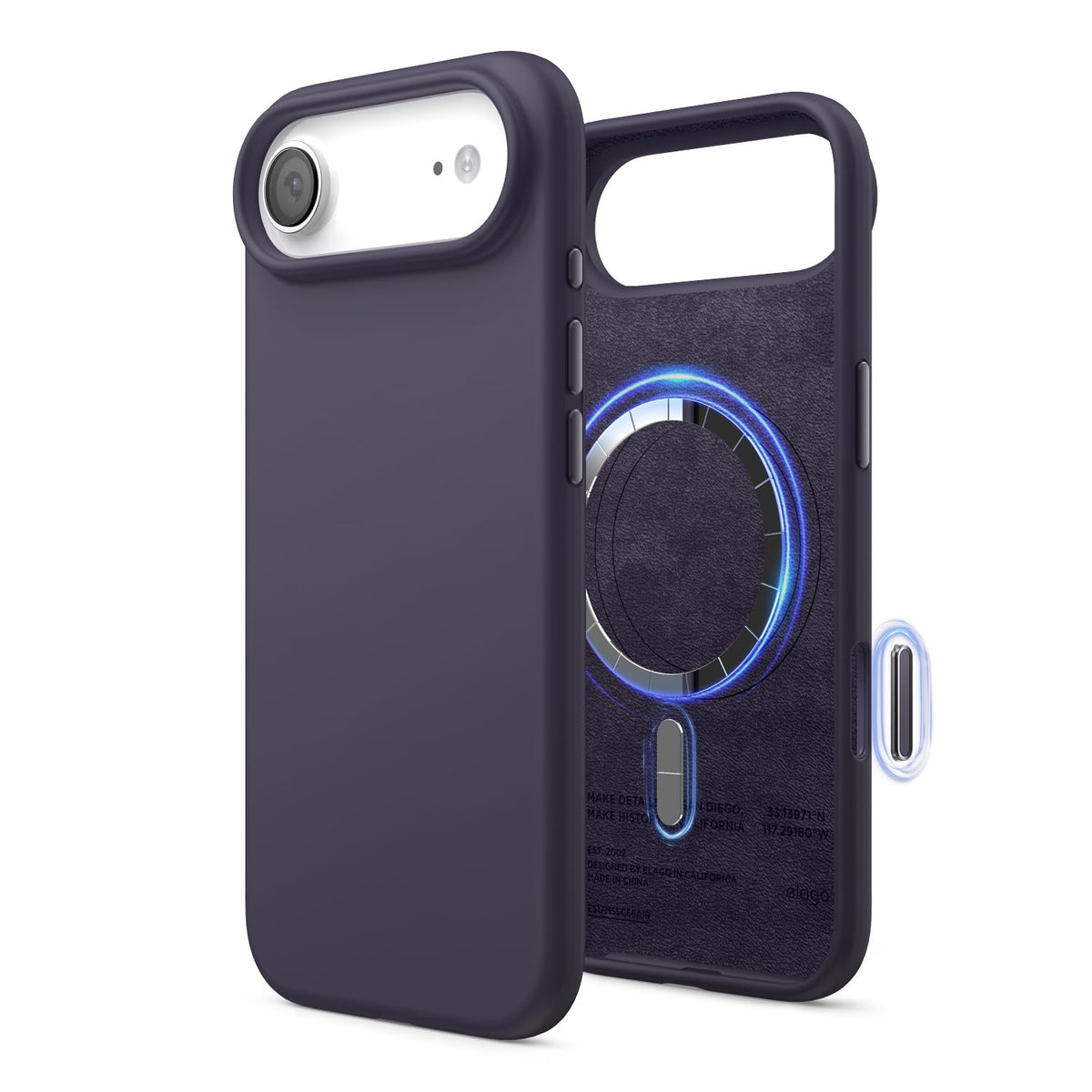 elago Premium Magnetic Silicone Case for iPhone Air Stone