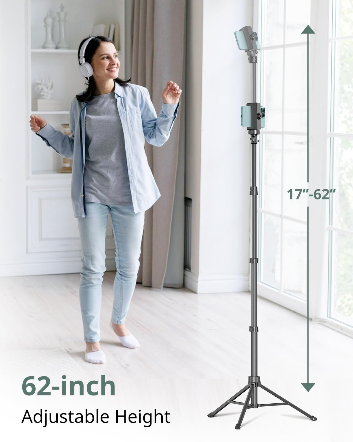 62 Phone Tripod & Selfie Stick