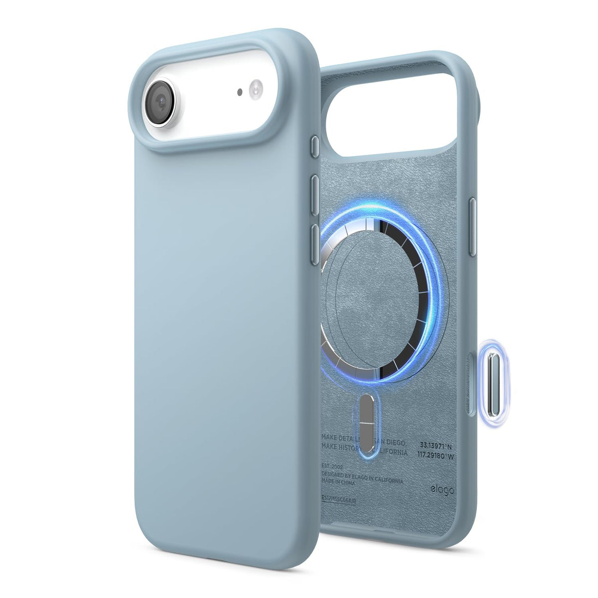 elago Premium Magnetic Silicone Case for iPhone Air Stone