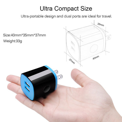 USB C Charger, AndHot Dual Port 2.1A Charger Block Plug+6ft Type C Fast Charging Cable for Samsung Galaxy S26 S25 S24 S23 S22 S21 S20 Note20 A57 A37 A17 A56 A16 A25 A35 A55 A15 A54 A14 A13 A23 A53 A32