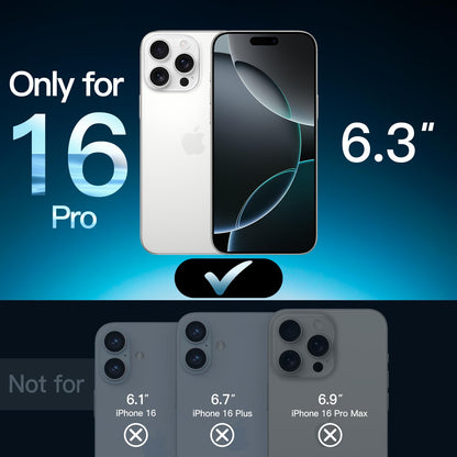 JETech Privacy Screen Protector for iPhone 15 6.1-Inch, Anti-Spy Tempered Glass Film with Easy Installation Tool, 2-Pack