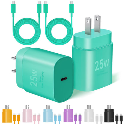 SwiftCharge Duo: 25W Type C Fast Charger Set - Small Enterprise