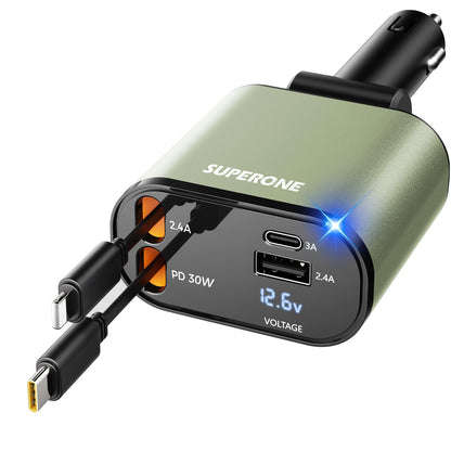 SuperOne 4-in-1 Car Charger - Small Enterprise