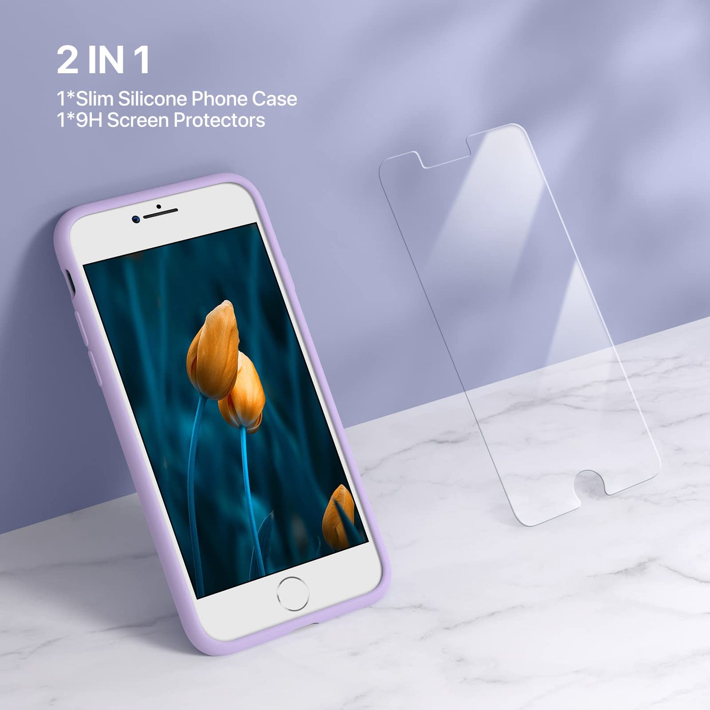 Miracase Capri Blue Slim Shockproof iPhone Case