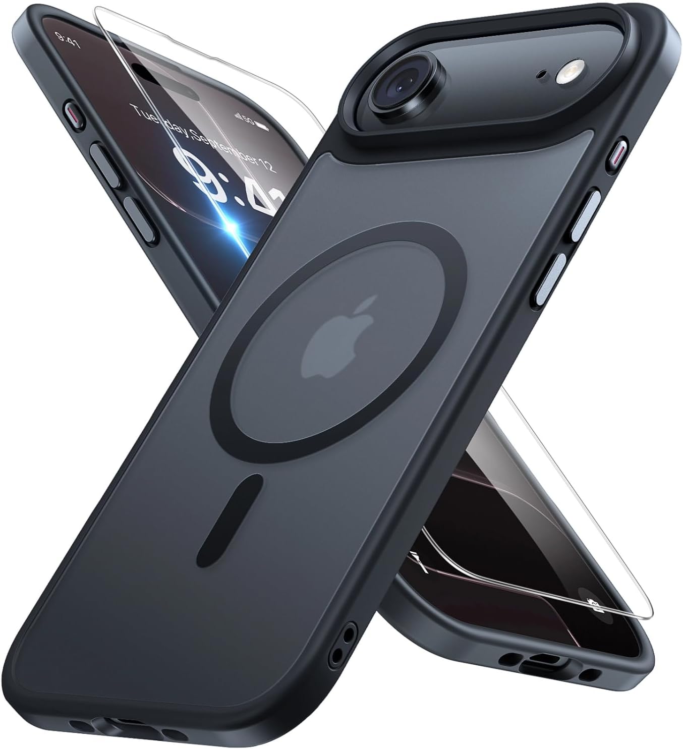 Miracase Magnetic iPhone 14 Case with Protectors