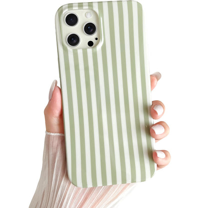 Yeddabox for iPhone 17 Pro Max Case Cute Striped Phone Case Soft TPU Slim Shockproof Phone Cover for Women Girls, Pink