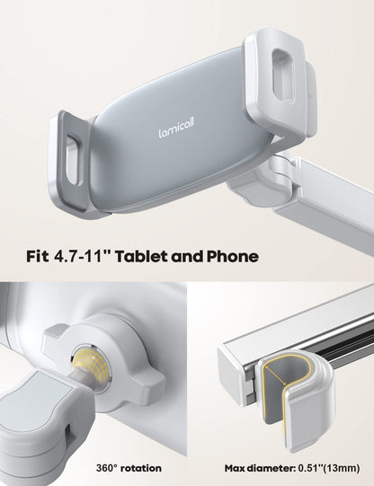 Lamicall Car Headrest Tablet Holder Extension Arm