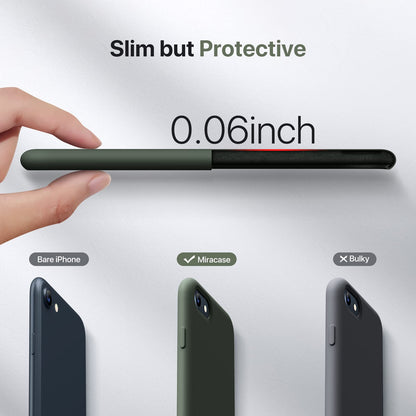 Miracase Capri Blue Slim Shockproof iPhone Case