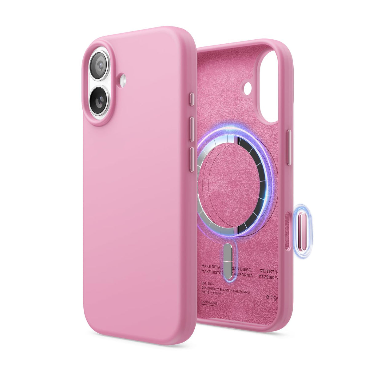 elago Premium Magnetic Silicone Case for iPhone Air Stone