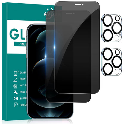 iGuard 2-Pack Privacy Screen Protector for iPhone 14/13 - Small Enterprise