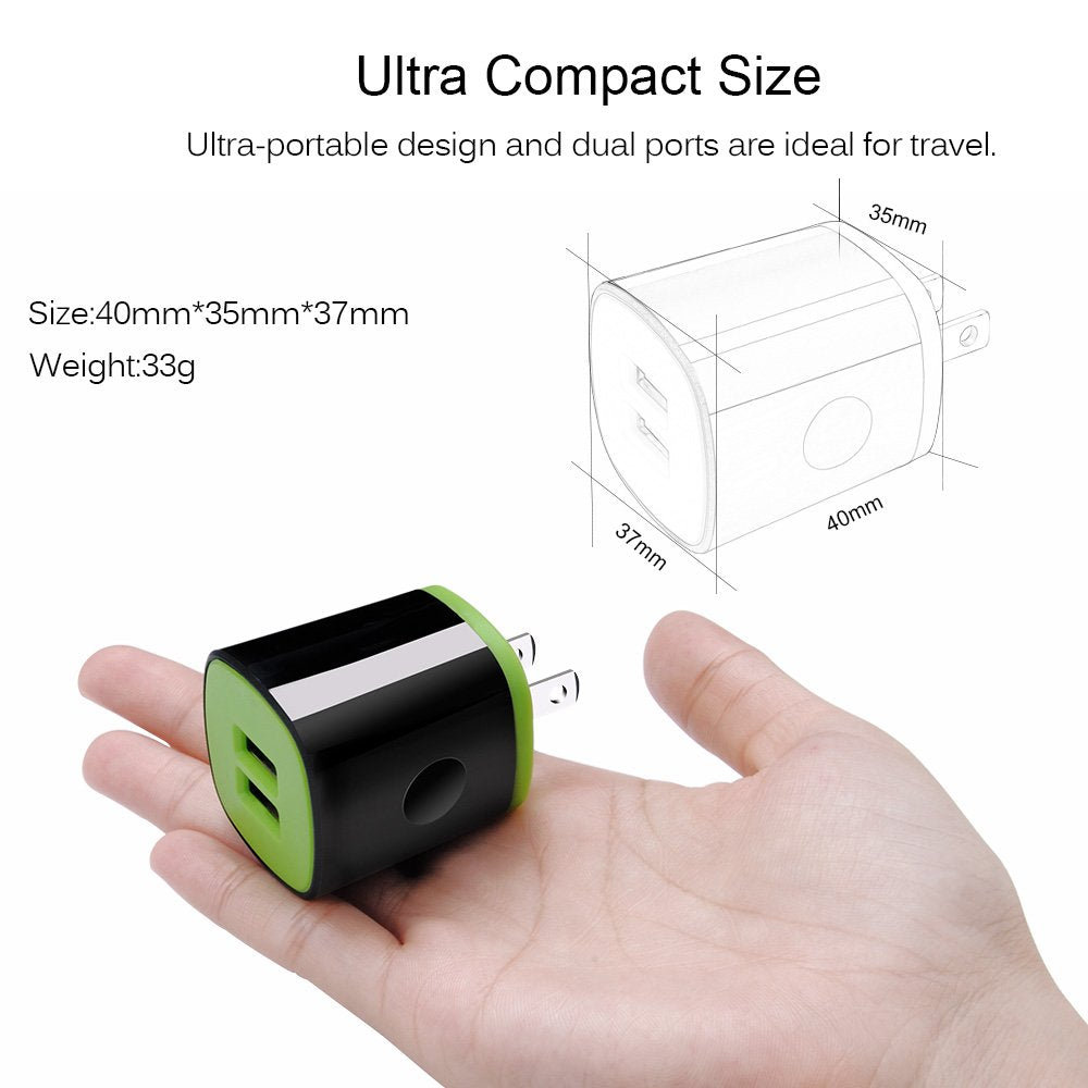 USB C Charger, AndHot Dual Port 2.1A Charger Block Plug+6ft Type C Fast Charging Cable for Samsung Galaxy S26 S25 S24 S23 S22 S21 S20 Note20 A57 A37 A17 A56 A16 A25 A35 A55 A15 A54 A14 A13 A23 A53 A32