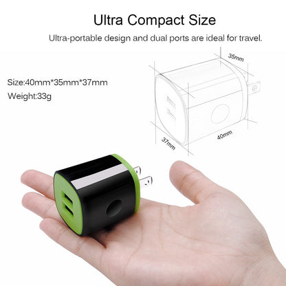 USB C Charger, AndHot Dual Port 2.1A Charger Block Plug+6ft Type C Fast Charging Cable for Samsung Galaxy S26 S25 S24 S23 S22 S21 S20 Note20 A57 A37 A17 A56 A16 A25 A35 A55 A15 A54 A14 A13 A23 A53 A32