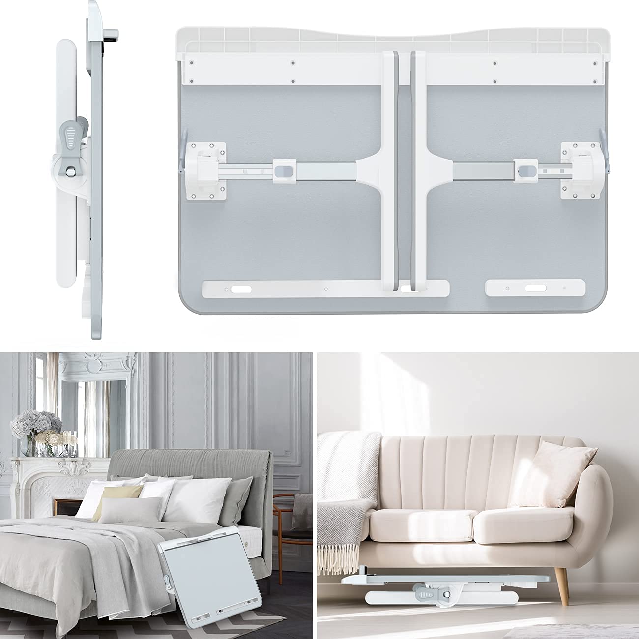 FlexiFold XL: Adjustable Laptop Tray for Bed & Sofa