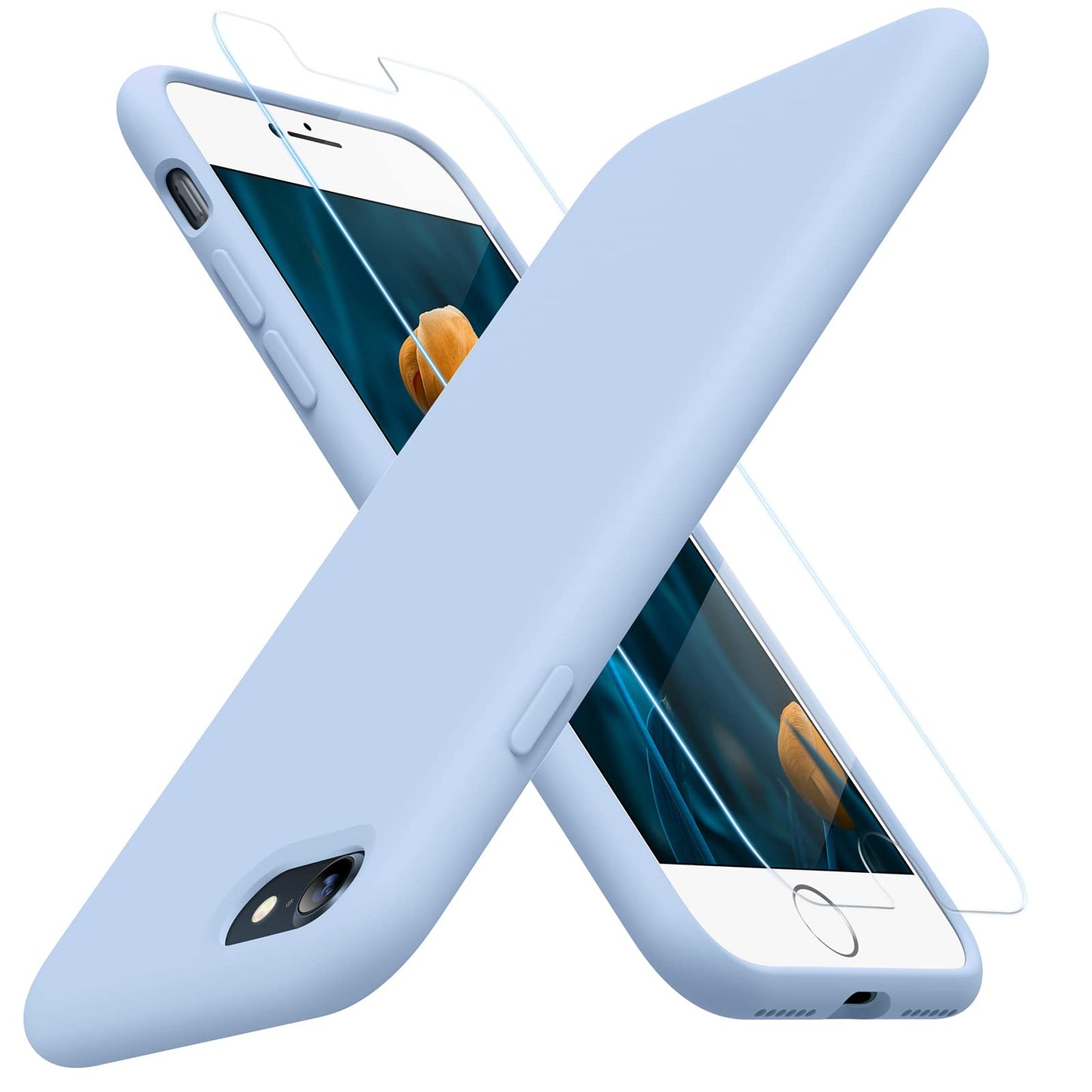 Miracase Capri Blue Slim Shockproof iPhone Case