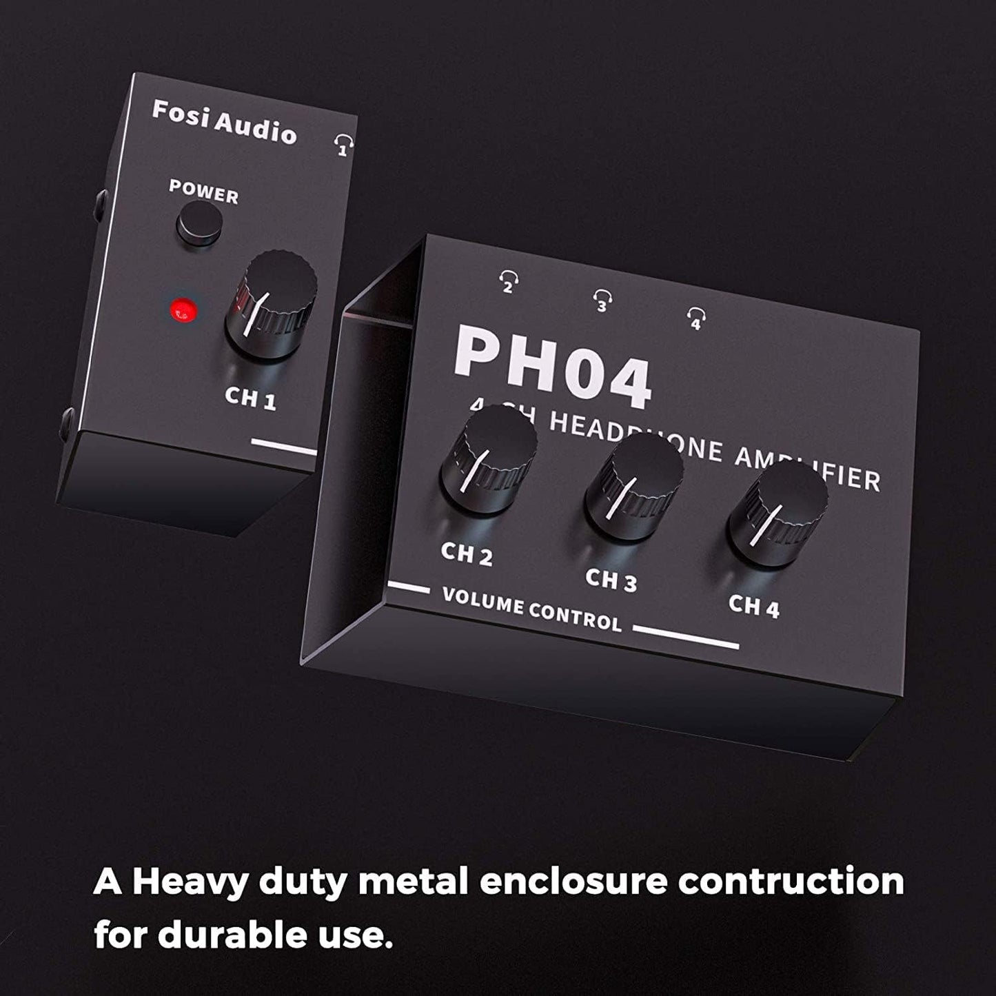 Fosi Audio PH04: Ultra-Compact 4-Channel Headphone Amp