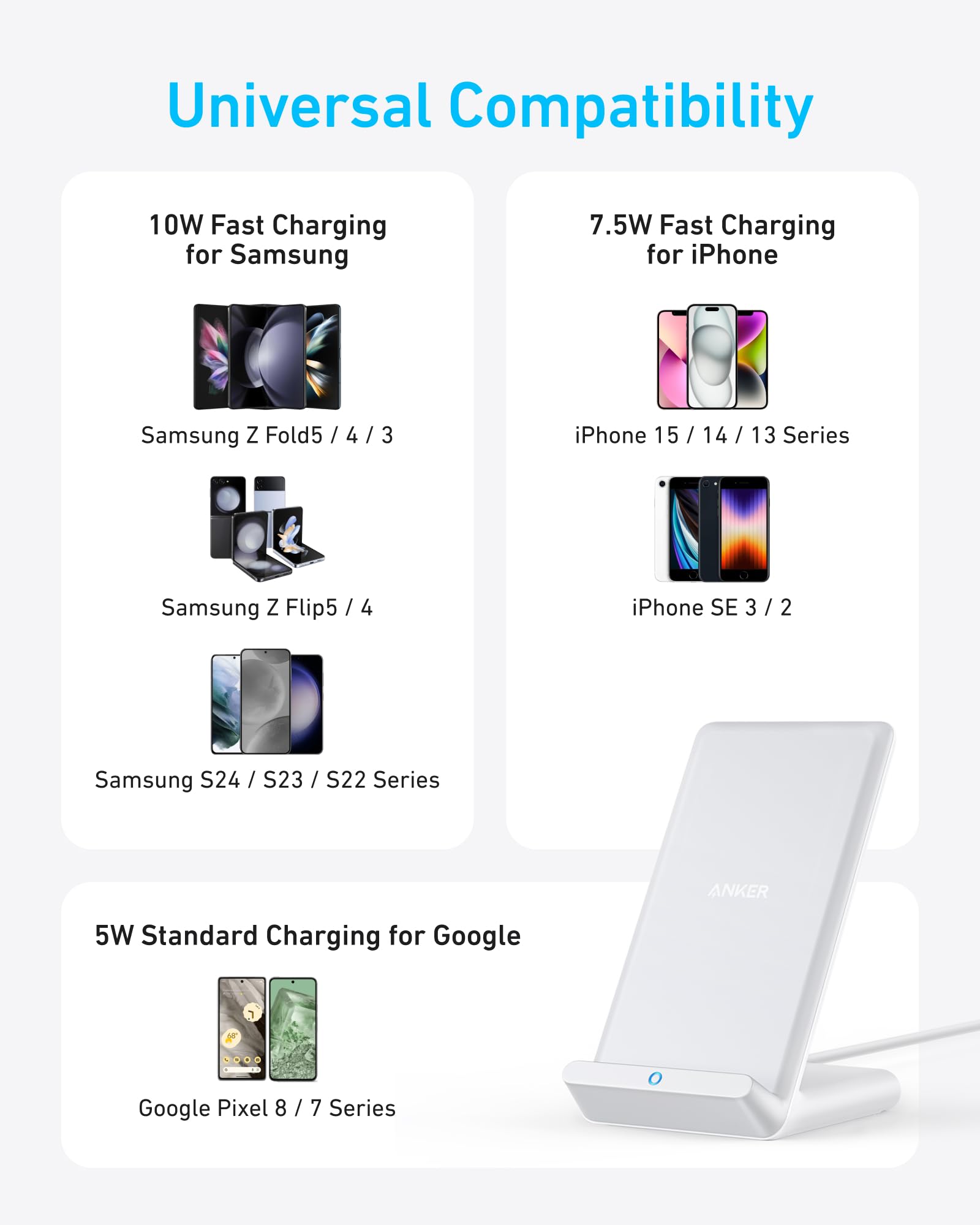 Anker 313 Wireless Charger Stand - Small Enterprise