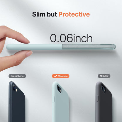 Miracase Capri Blue Slim Shockproof iPhone Case