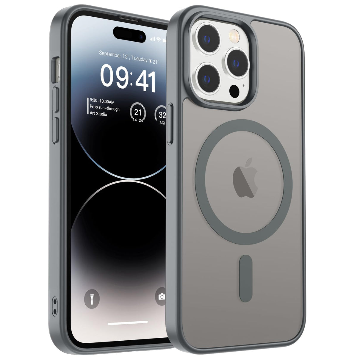 zapica Magnetic for iPhone 17 Pro Max Case, Gray