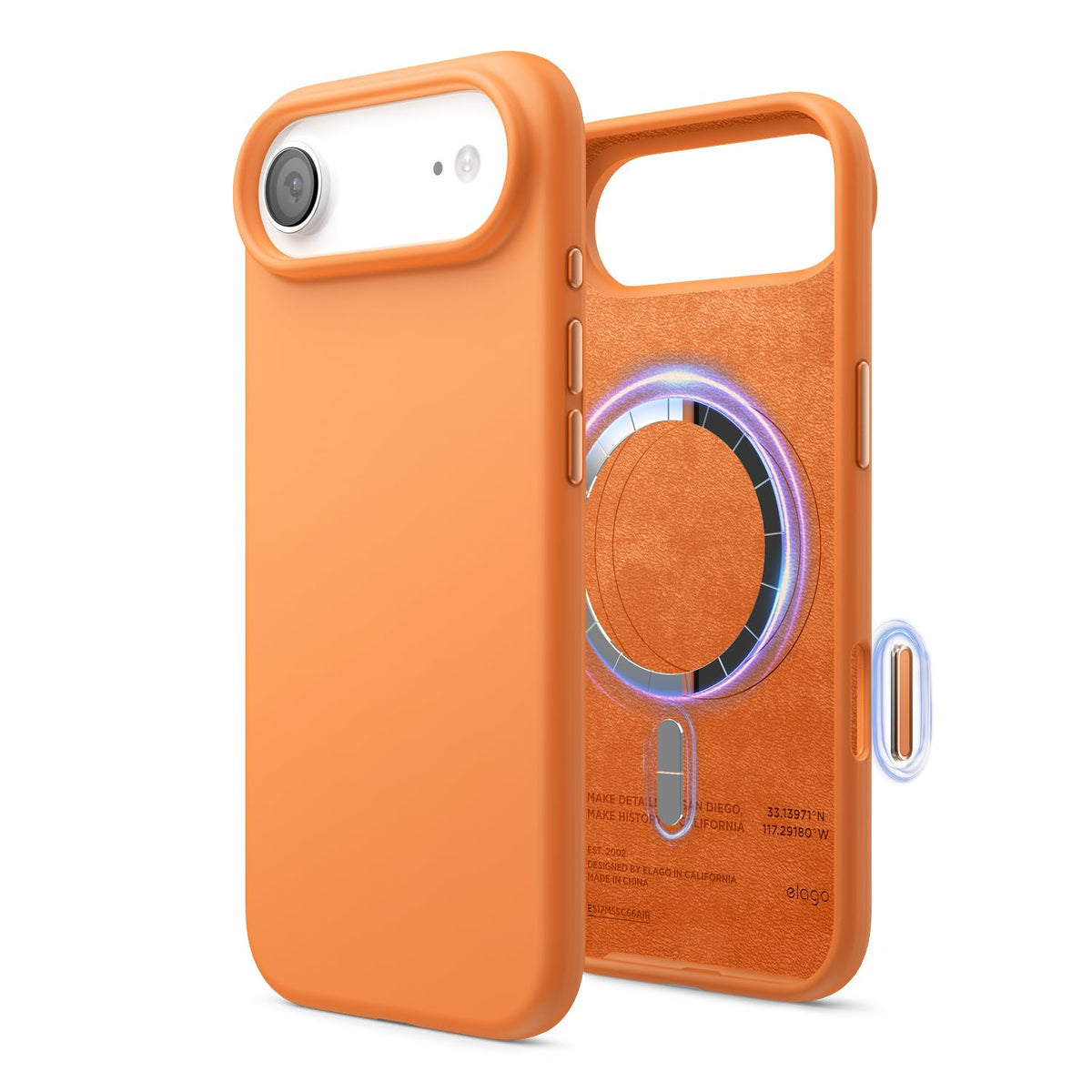 elago Premium Magnetic Silicone Case for iPhone Air Stone