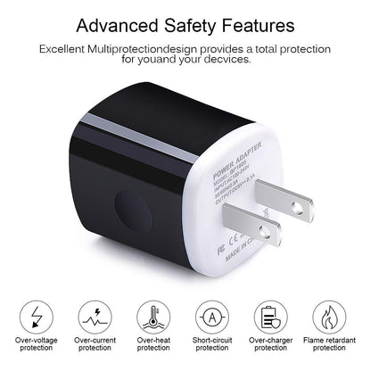 USB C Charger, AndHot Dual Port 2.1A Charger Block Plug+6ft Type C Fast Charging Cable for Samsung Galaxy S26 S25 S24 S23 S22 S21 S20 Note20 A57 A37 A17 A56 A16 A25 A35 A55 A15 A54 A14 A13 A23 A53 A32