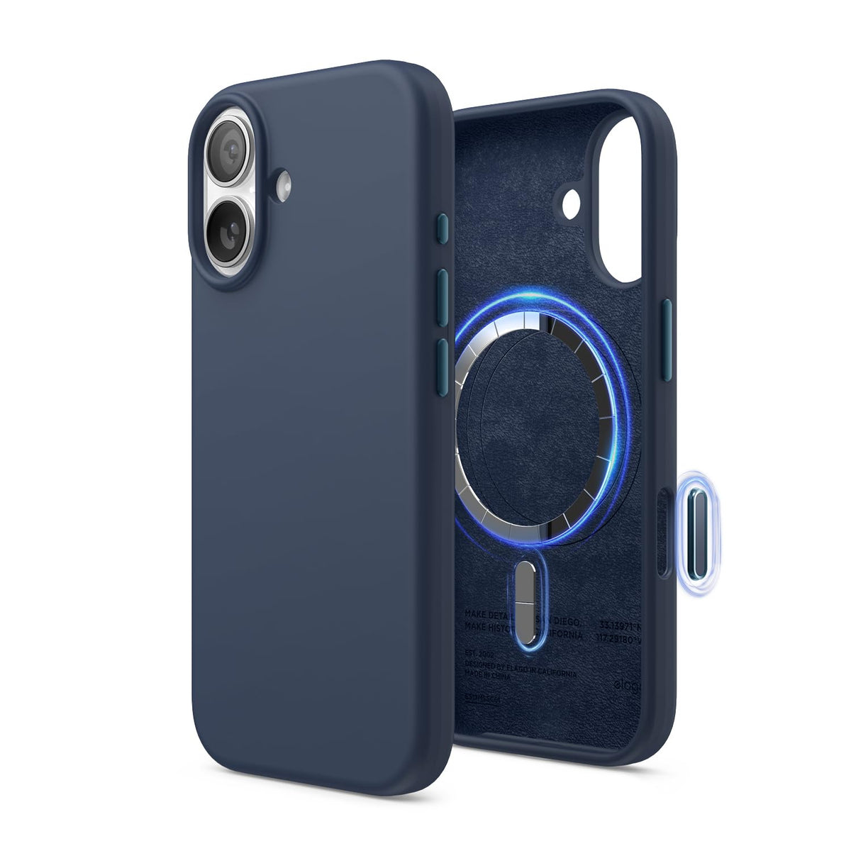 elago Premium Magnetic Silicone Case for iPhone Air Stone