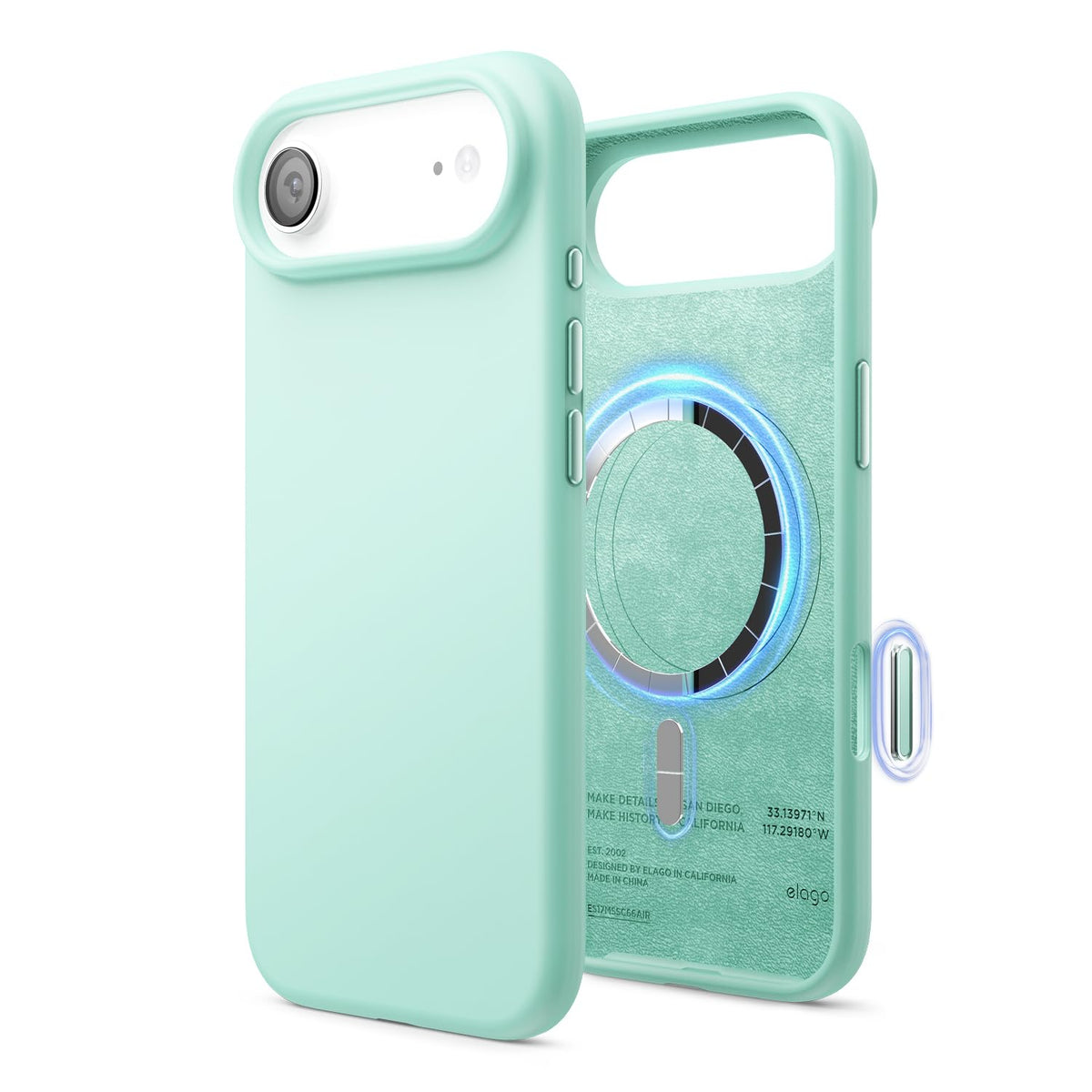 elago Premium Magnetic Silicone Case for iPhone Air Stone