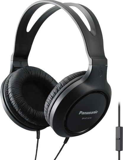 Panasonic RP-HT161-K: Lightweight Bass-Enhanced Headphones - Small Enterprise