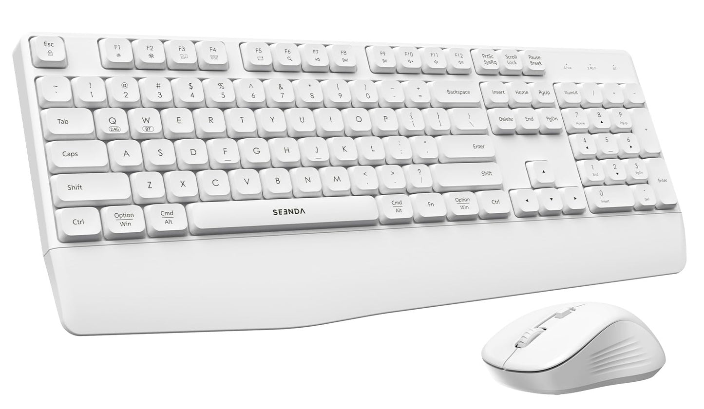 Seenda SyncPro: Ergonomic Bluetooth Keyboard & Mouse