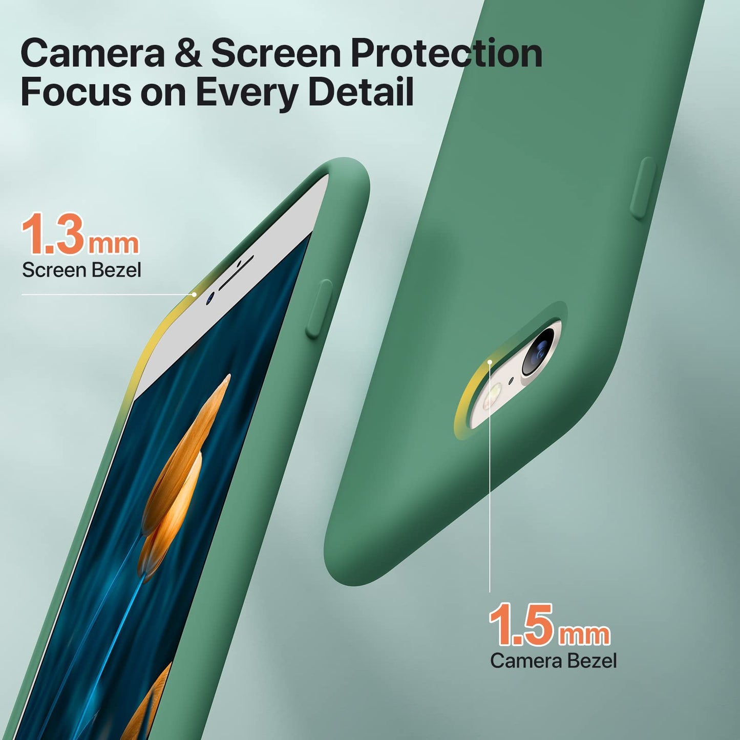 Miracase Capri Blue Slim Shockproof iPhone Case