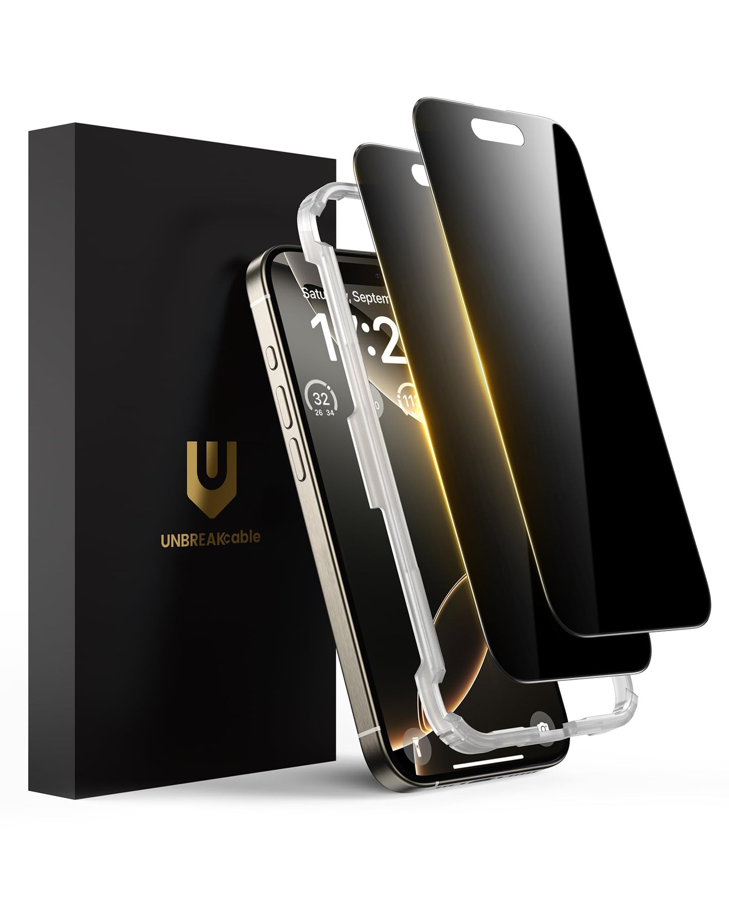 UNBREAKcable iPhone 12 Pro Max Privacy Shield 2-Pack - Small Enterprise