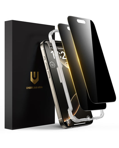 UNBREAKcable iPhone 12 Pro Max Privacy Shield 2-Pack - Small Enterprise