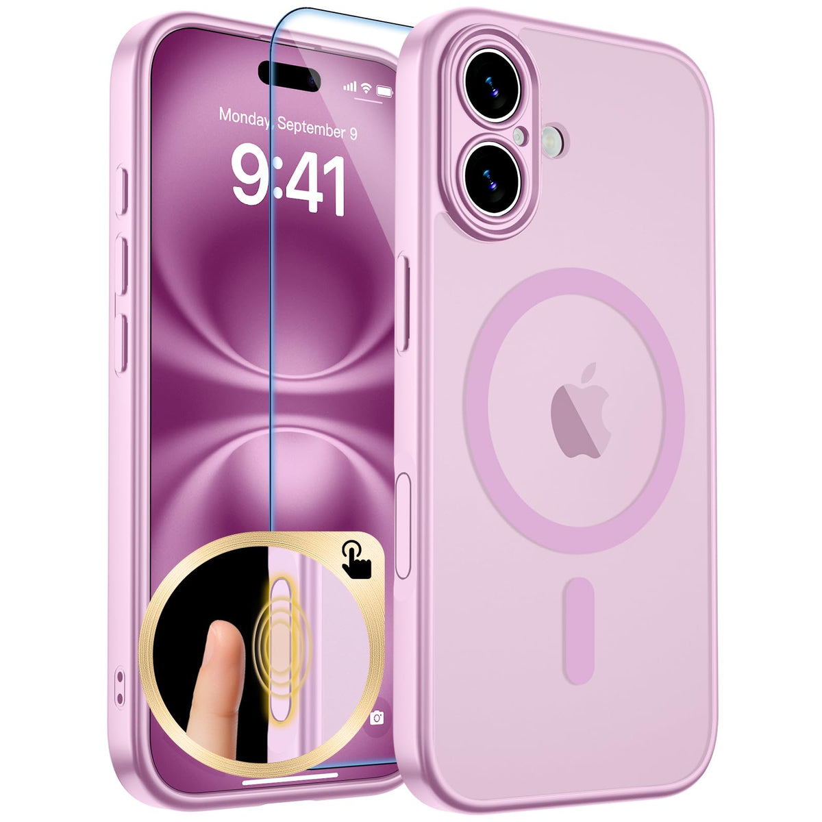 zapica Magnetic for iPhone 17 Pro Max Case, Gray