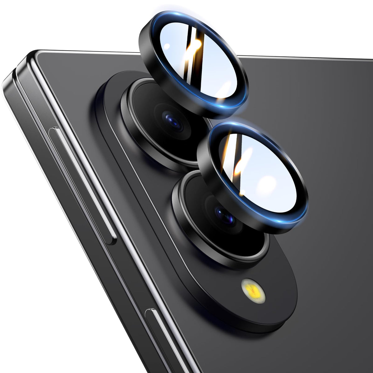 TOCOL Camera Lens Protector for iPhone 17 Tempered Glass HD Individual Scratch Resistant Camera Cover Accessories Case Friendly 2 Pack（Clear）
