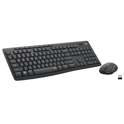 Logitech QuietType MK295 Wireless Combo - Graphite