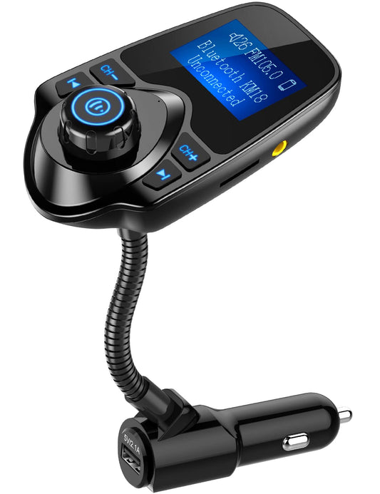 Nulaxy FlexiConnect: 2024 Bluetooth FM Car Adapter