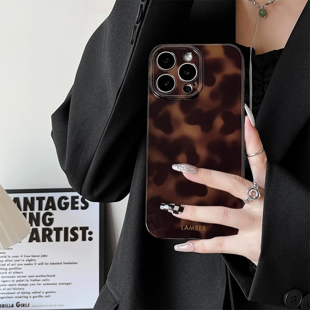 Cute Phone Case for iPhone 15 Pro Case Cheetah Leopard Print