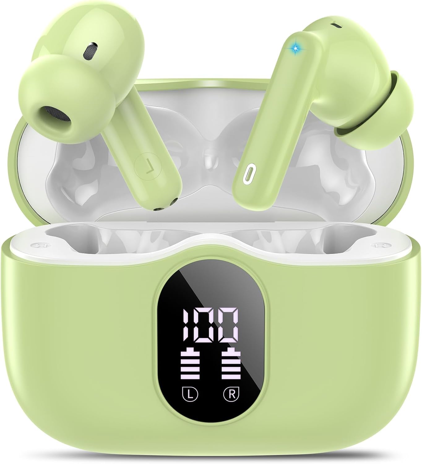 Bluetooth 5.4 Wireless Earbuds with Mic