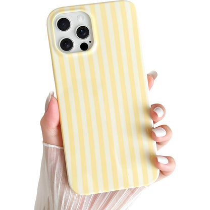 Yeddabox for iPhone 17 Pro Max Case Cute Striped Phone Case Soft TPU Slim Shockproof Phone Cover for Women Girls, Pink